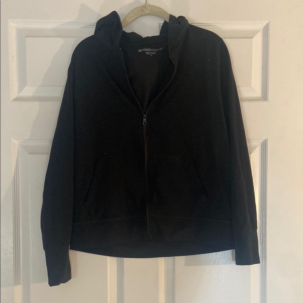 Beyond Yoga Classic Black Hoodie